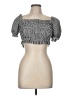 Shein 100% Polyester Silver Tube Top Size 6 - photo 1