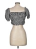 Shein 100% Polyester Silver Tube Top Size 6 - photo 2
