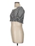 Shein 100% Polyester Silver Tube Top Size 6 - photo 5