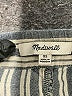 Madewell 100% Cotton Stripes Blue Shorts Size XS - photo 3