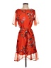 A New Day 100% Polyester Floral Orange Cocktail Dress Size XS - photo 1