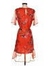 A New Day 100% Polyester Floral Orange Cocktail Dress Size XS - photo 2