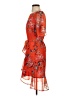 A New Day 100% Polyester Floral Orange Cocktail Dress Size XS - photo 5