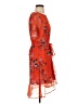 A New Day 100% Polyester Floral Orange Cocktail Dress Size XS - photo 4