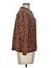 Point Sur 100% Polyester Brown Long Sleeve Blouse Size M - photo 4