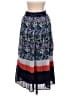 Tom Tailor 100% Polyester Print Blue Casual Skirt Size XS - photo 2
