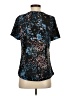 Always Indigo Blue Short Sleeve Blouse Size S - photo 2