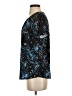 Always Indigo Blue Short Sleeve Blouse Size S - photo 5