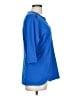 Ogio Blue 3/4 Sleeve Blouse Size L - photo 4