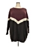 Terra & Sky Chevron-herringbone Burgundy Pullover Sweater Size 4X - photo 1