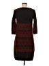 Max Studio Chevron-herringbone Brown Casual Dress Size M - photo 2