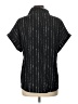 Timeson Stars Black Short Sleeve Blouse Size L - photo 2