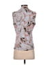 Calvin Klein Gray Sleeveless Blouse Size S - photo 2