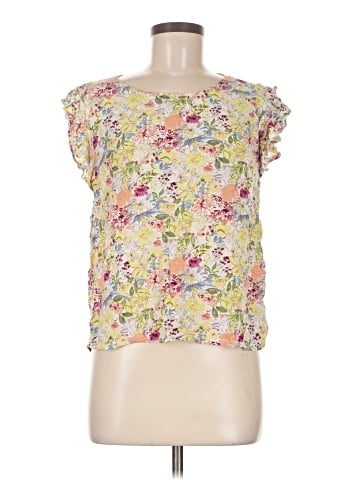 Cynthia Rowley Short Sleeve Blouse (view 1)