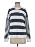Joei & I Stripes White Silver Pullover Sweater Size S - photo 1