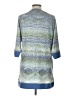 One World Blue 3/4 Sleeve Top Size L - photo 2