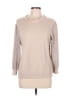 Adrianna Papell Animal Print Tan Pullover Sweater Size L - photo 1