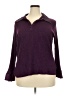 Jaclyn Smith Purple Pullover Sweater Size 2X - photo 1