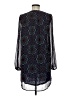 Crescent 100% Polyester Blue 3/4 Sleeve Blouse Size M - photo 2