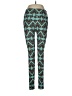 Lularoe Print Teal Leggings One size - photo 1