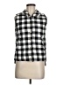 Unbranded 100% Cotton Checkered-gingham Black Vest Size M - photo 1