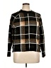 New Directions Plaid Black Pullover Sweater Size XL - photo 1