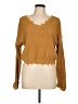 Moon & Madison 100% Acrylic Gold Pullover Sweater Size L - photo 1