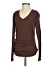 Athleta Brown Long Sleeve T-Shirt Size XXS - photo 1