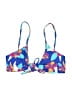 Midori Print Blue Swimsuit Top Size M - photo 1