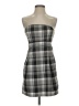 Guess Plaid Gray Casual Dress Size 5 - photo 1