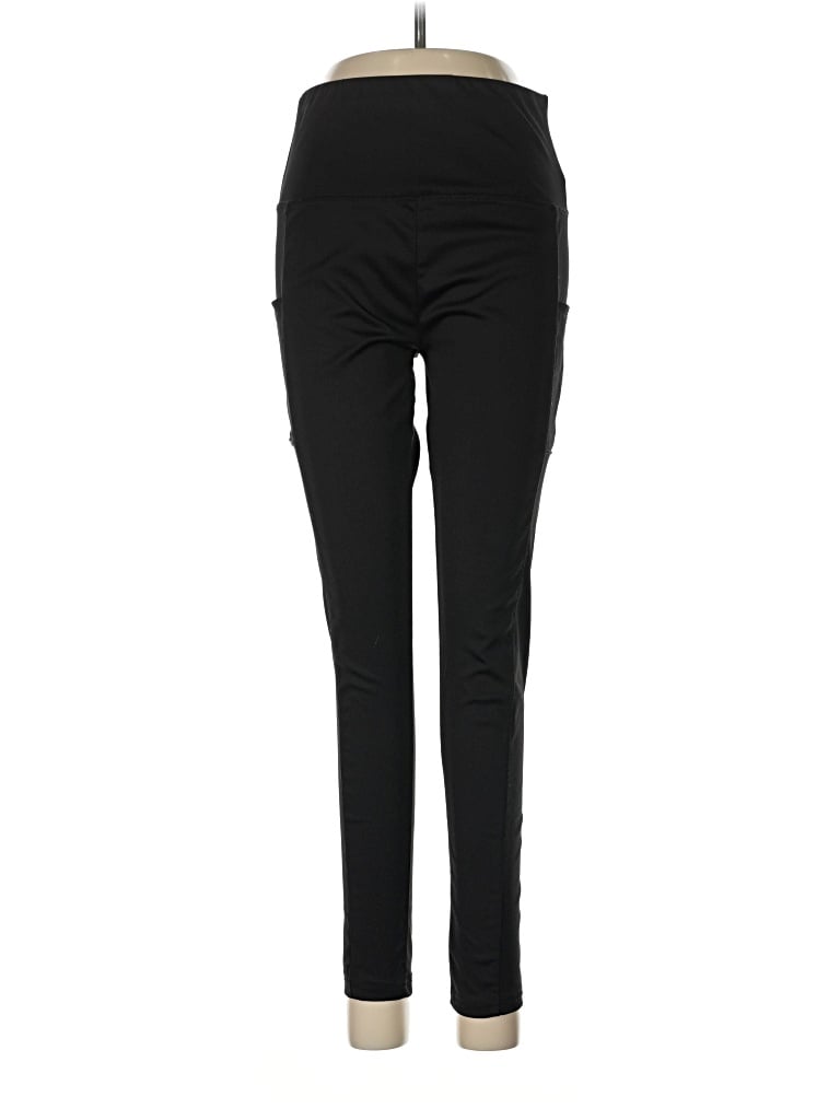 Pre-owned Shosho Active Pants In Black