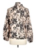 Unbranded 100% Polyester Tan 3/4 Sleeve Blouse Size L - photo 2
