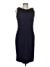 Taylor Black Blue Cocktail Dress Size 6 - photo 1