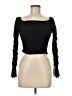 Shein Black Long Sleeve Top Size 6 - photo 1