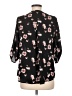 Sienna Sky 100% Polyester Floral Black 3/4 Sleeve Blouse Size M - photo 2