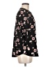 Sienna Sky 100% Polyester Floral Black 3/4 Sleeve Blouse Size M - photo 4