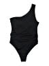 Summer Mae Solid Black One Piece Swimsuit Size XL - photo 1
