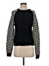 Miss Wu Houndstooth Black Pullover Sweater Size S - photo 1