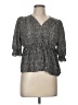 Assorted Brands Gray 3/4 Sleeve Blouse Size M (estimated) - photo 1