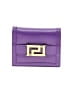 Versace Purple leather Greca bifold wallet One size - photo 1