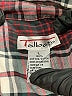 Talbots 100% Cotton Plaid Burgundy Long Sleeve Button-Down Shirt Size L - photo 7