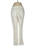 Love Sam 100% Cotton Chevron-herringbone Ivory Casual Pants Size M - photo 1
