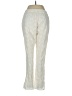 Love Sam 100% Cotton Chevron-herringbone Ivory Casual Pants Size M - photo 2