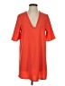 American Apparel Orange Casual Dress Size XS - photo 1