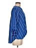 NY Collection Blue Long Sleeve Blouse Size M - photo 4