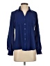 Mine Blue Long Sleeve Blouse Size S - photo 1