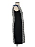 Spense Houndstooth Gray Cocktail Dress Size 4 - photo 4