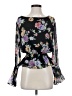 WAYF Black 3/4 Sleeve Blouse Size S - photo 1