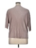 Unbranded 100% Polyester Gray Tan 3/4 Sleeve Top Size XL - photo 2