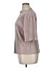 Unbranded 100% Polyester Gray Tan 3/4 Sleeve Top Size XL - photo 5